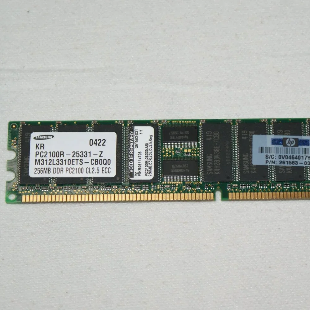 LAST CHANCE!  RAM DDR PC2100R 512 MB